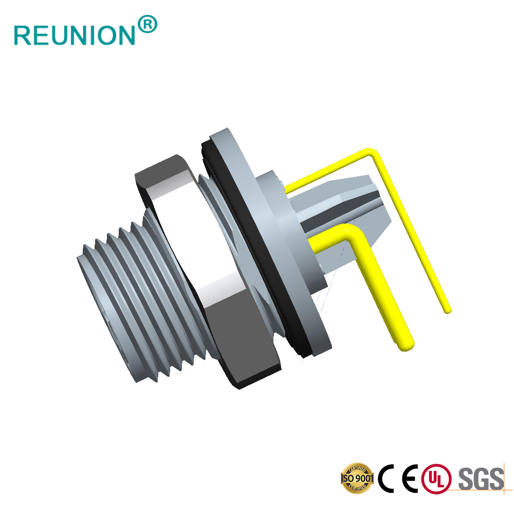 REUNION 1M系列螺纹锁定防水插座连接器