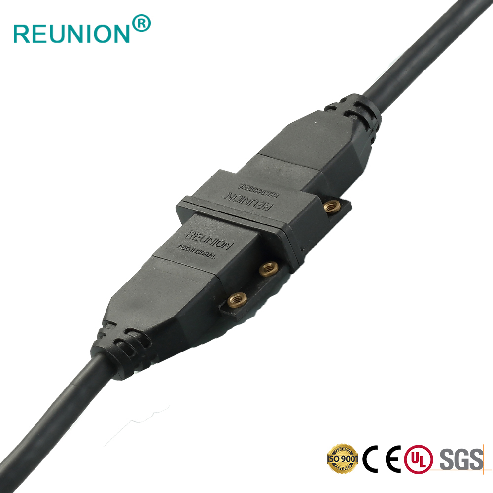 REUNION LED显示屏专用塑料电源连接器带线缆组件