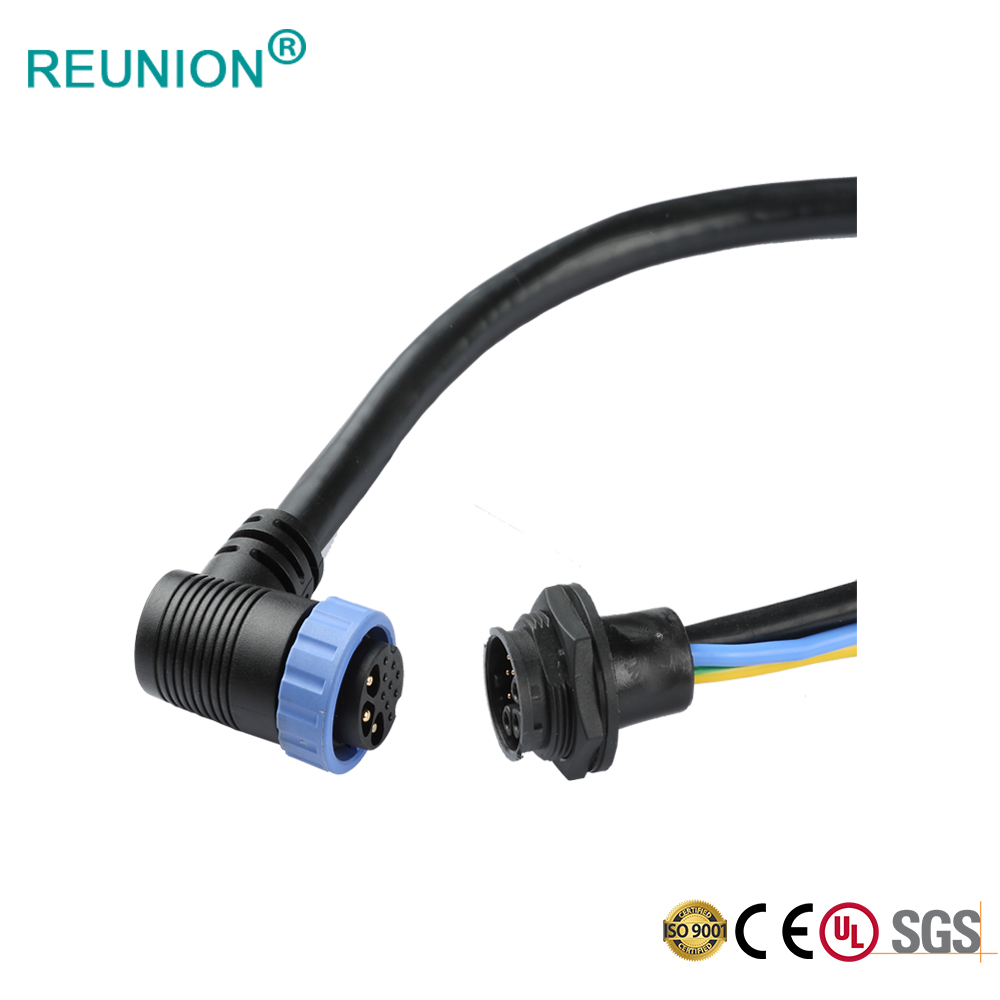 REUNION 2X3+9系列新能源共享电动车电池连接器 防水连接器组件 定制